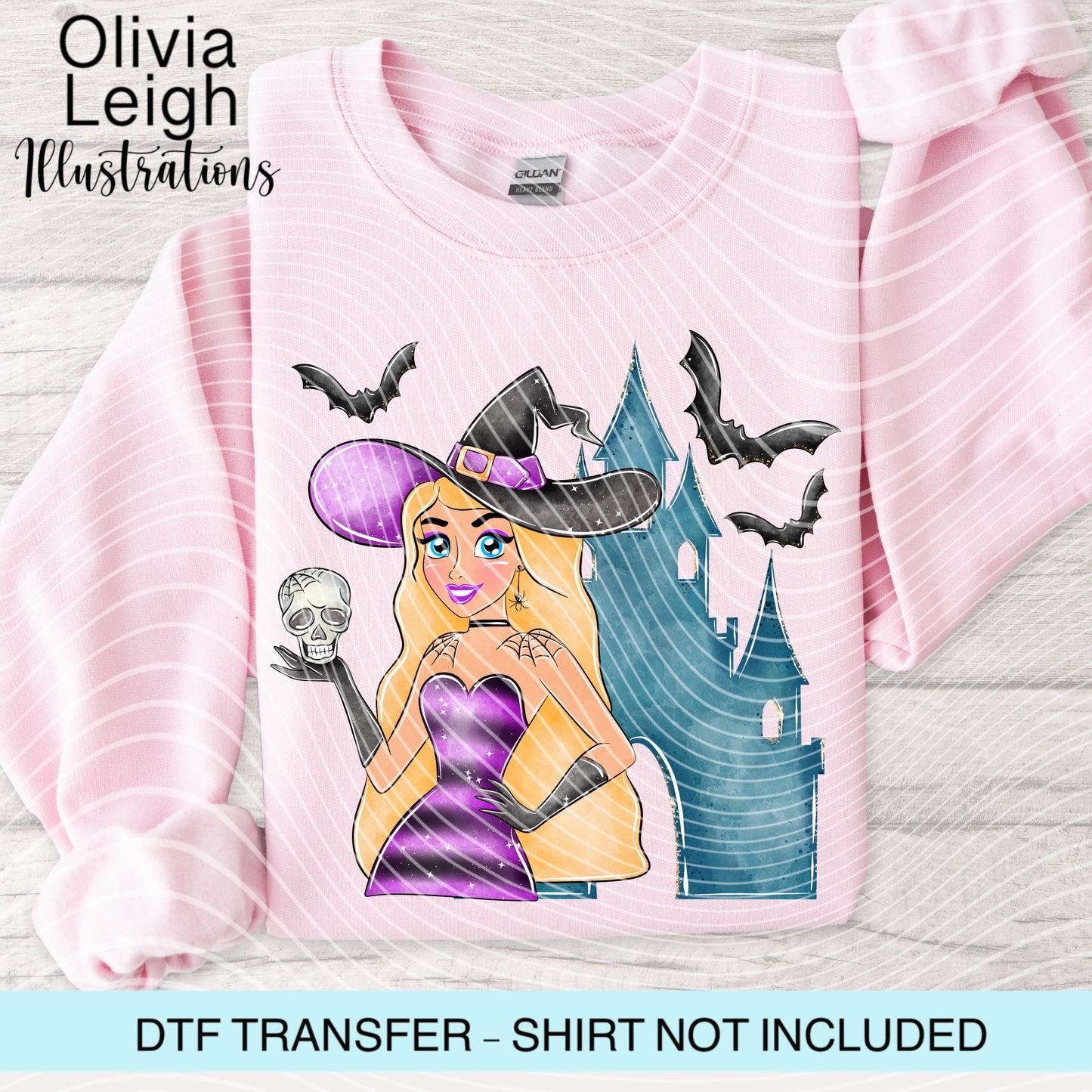 Princess Halloween Dtf Transfer