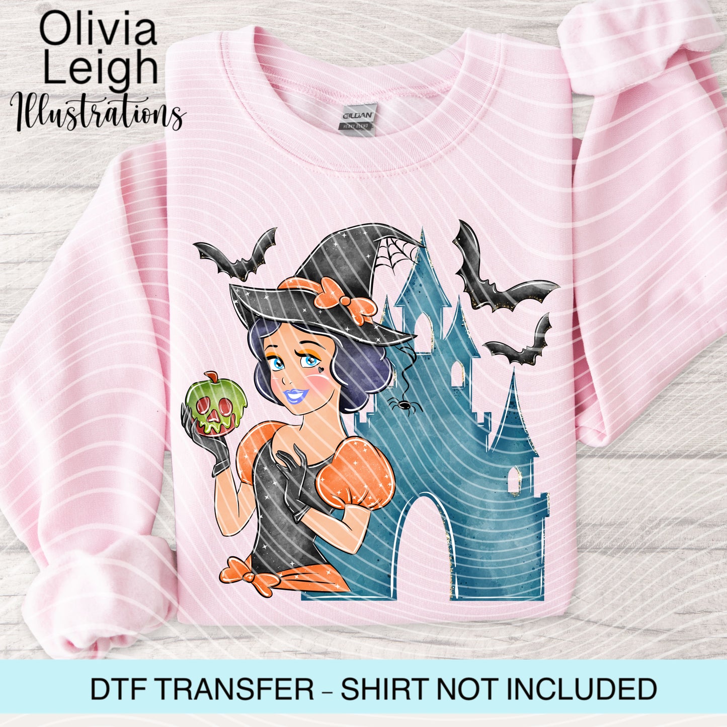 Princess Halloween Dtf Transfer