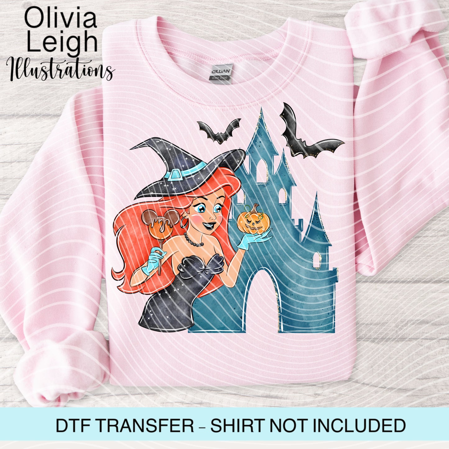Princess Halloween Dtf Transfer