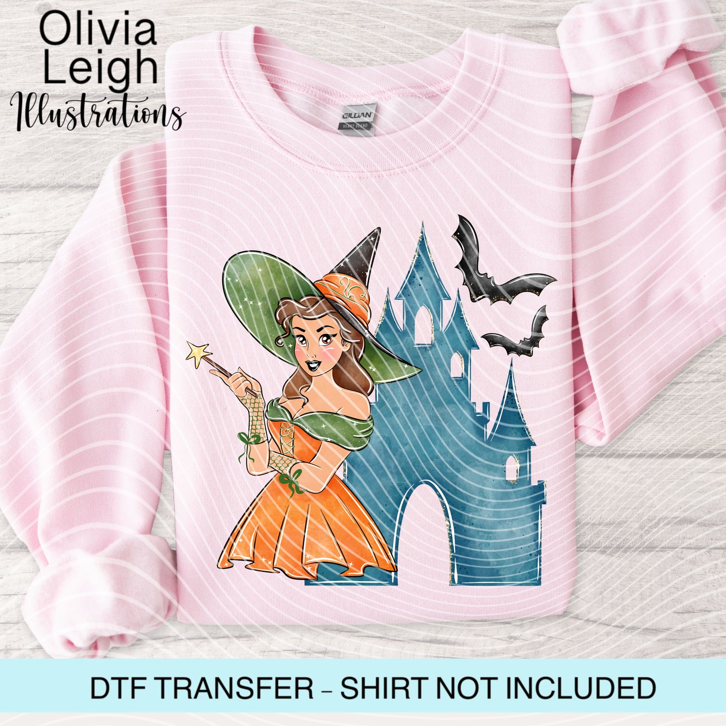 Princess Halloween Dtf Transfer