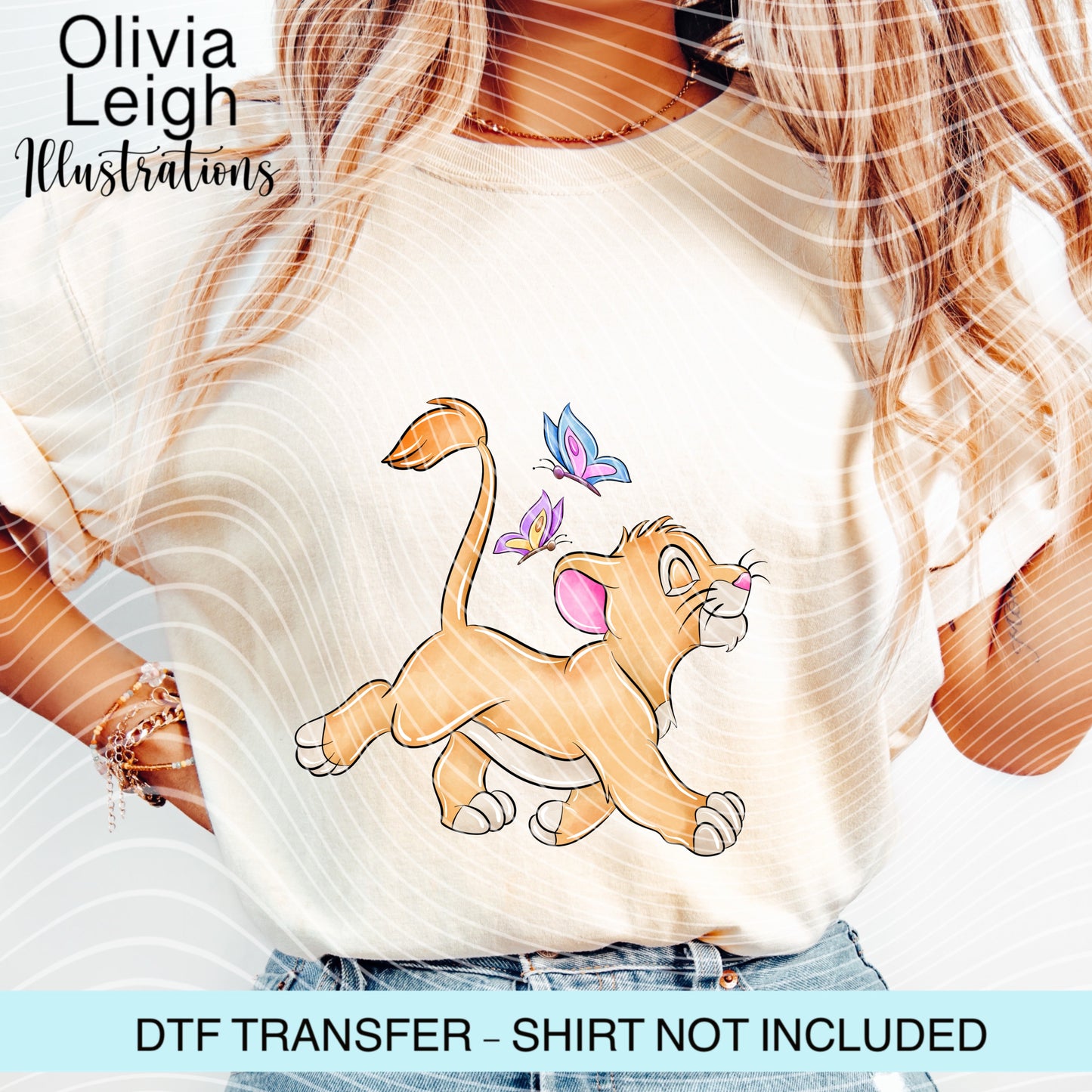 Baby Lion K Dtf Transfer