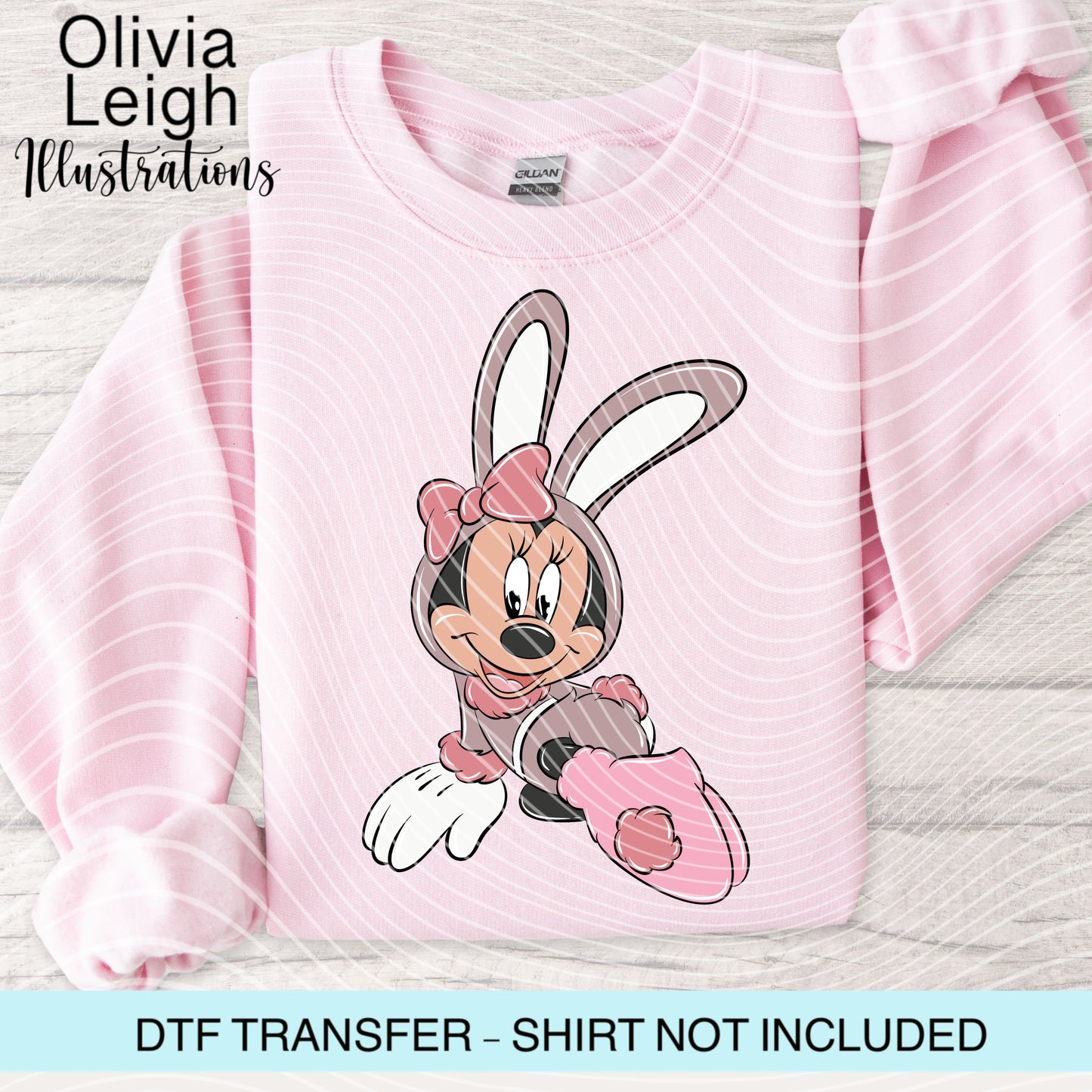 Easter Mouse Dtf Transfer