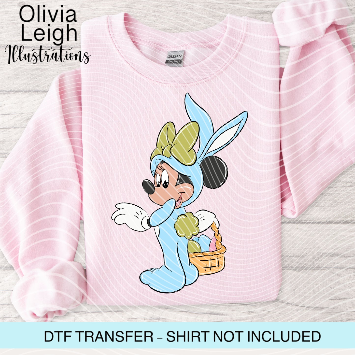 Easter Mouse Dtf Transfer