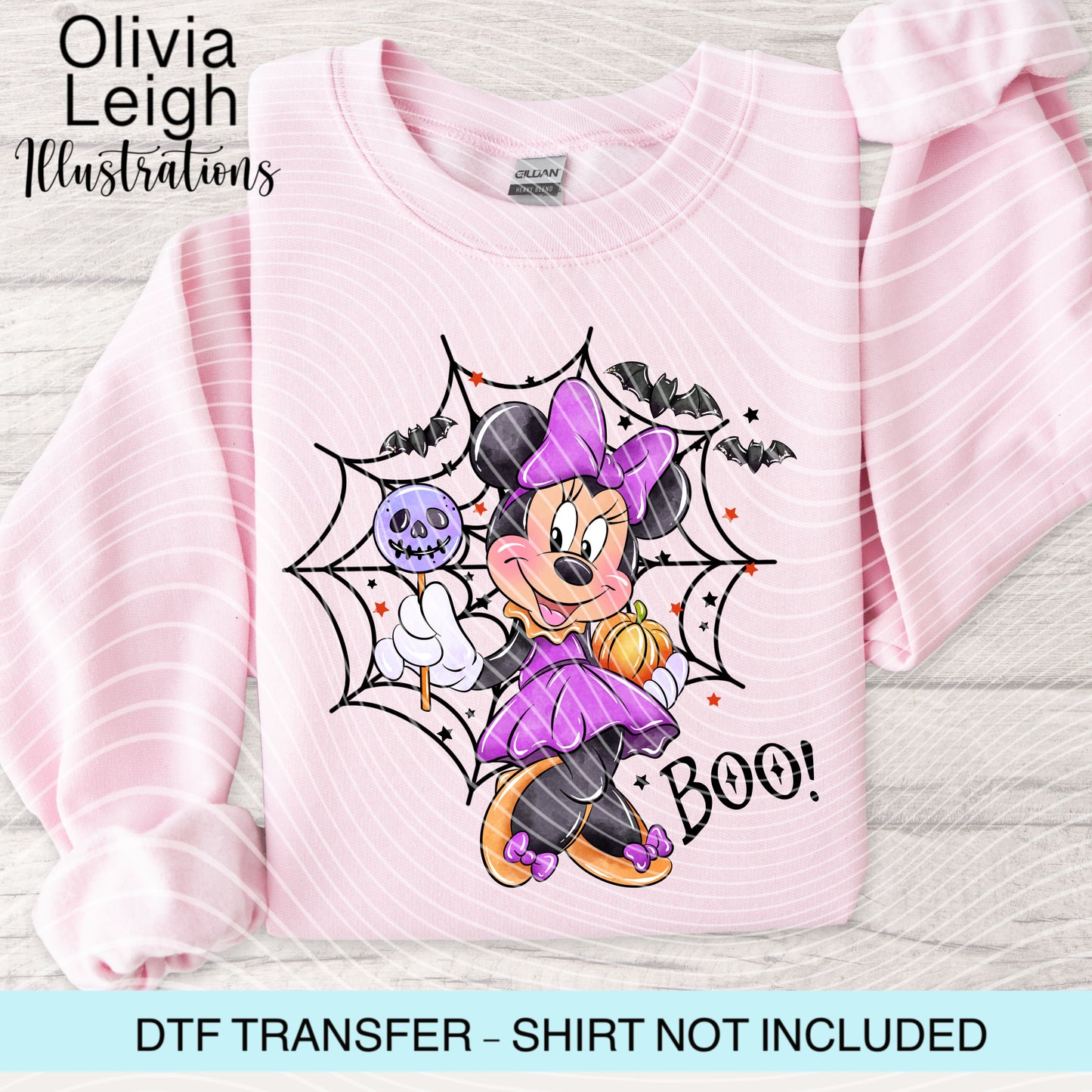 Mouse Halloween Dtf Transfer