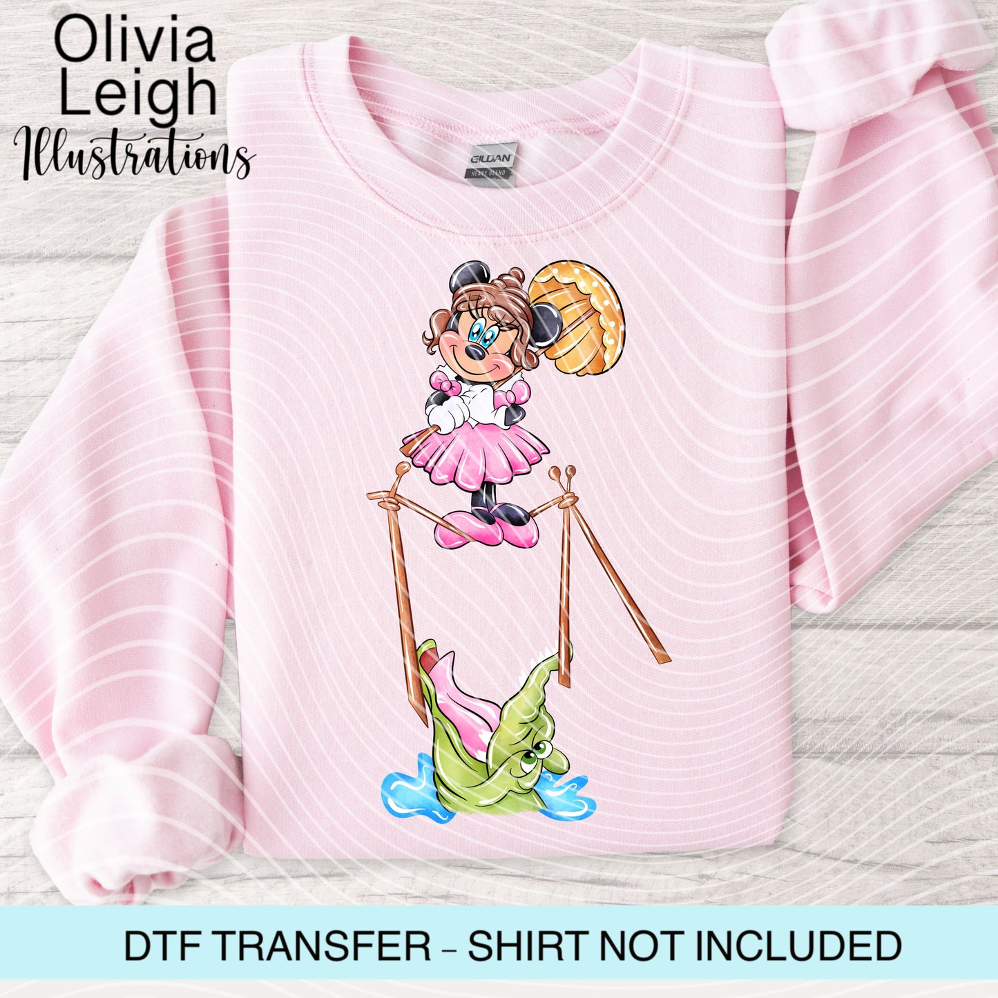 Mouse Haunted Halloween Dtf Transfer