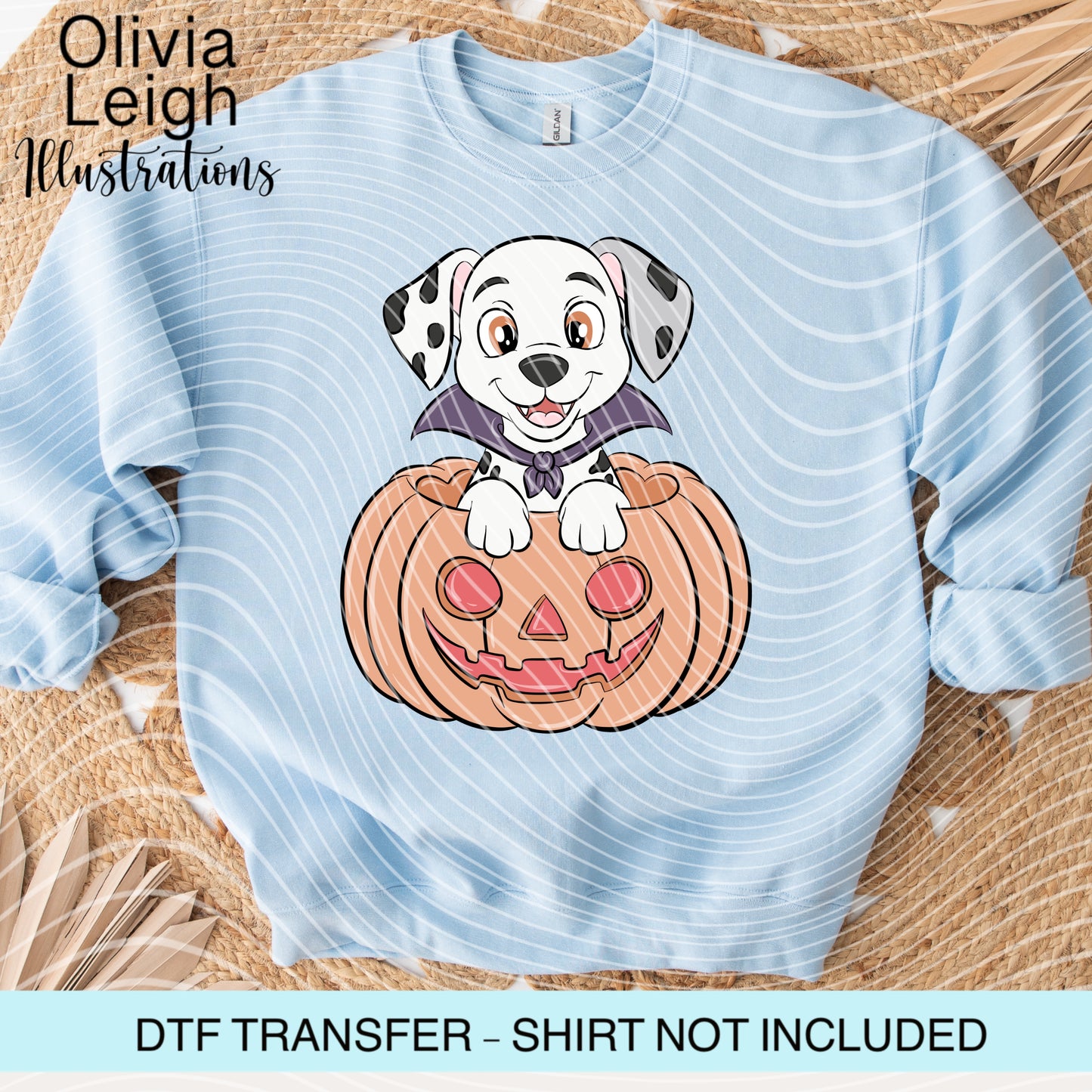 101 Dogs Halloween Dtf Transfer