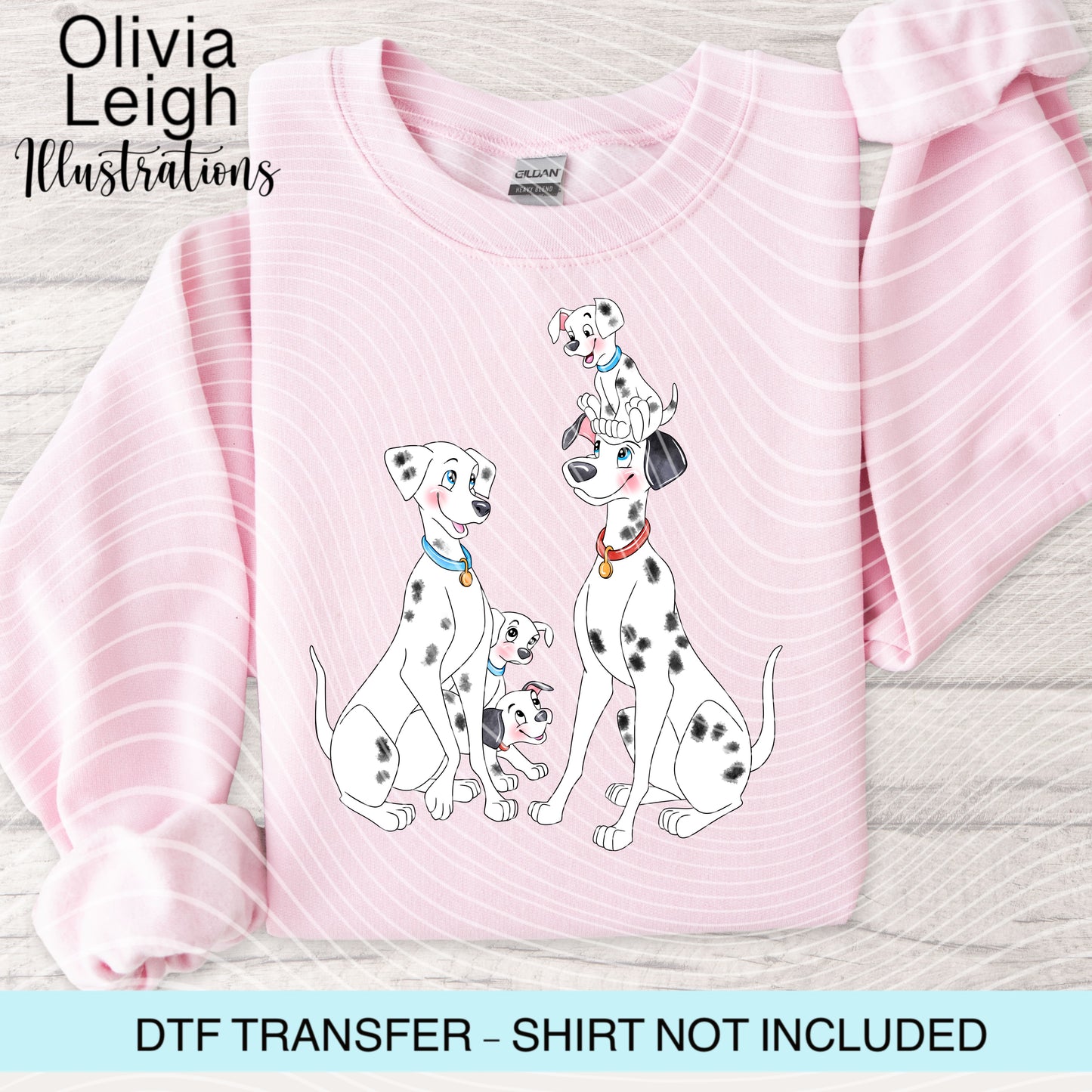 101 Dogs Dtf Transfer