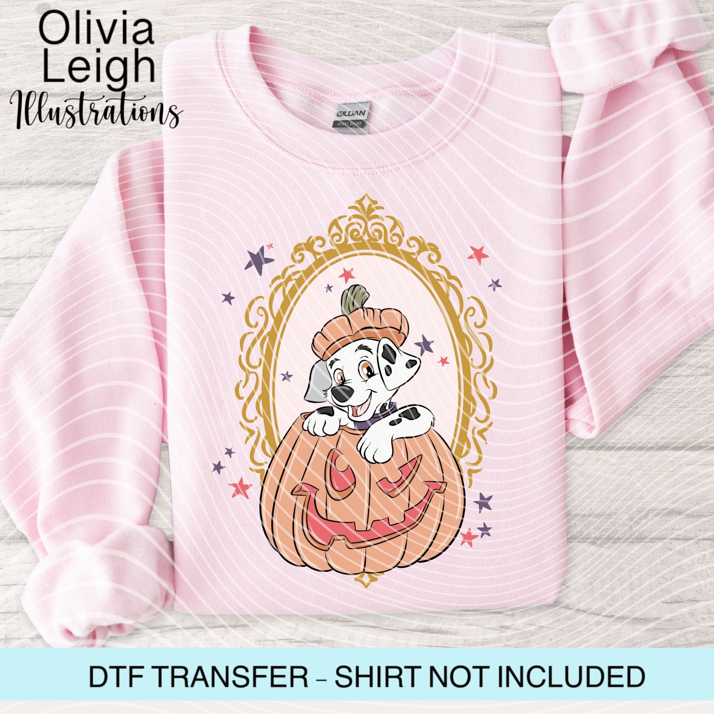 101 Dogs Halloween Dtf Transfer