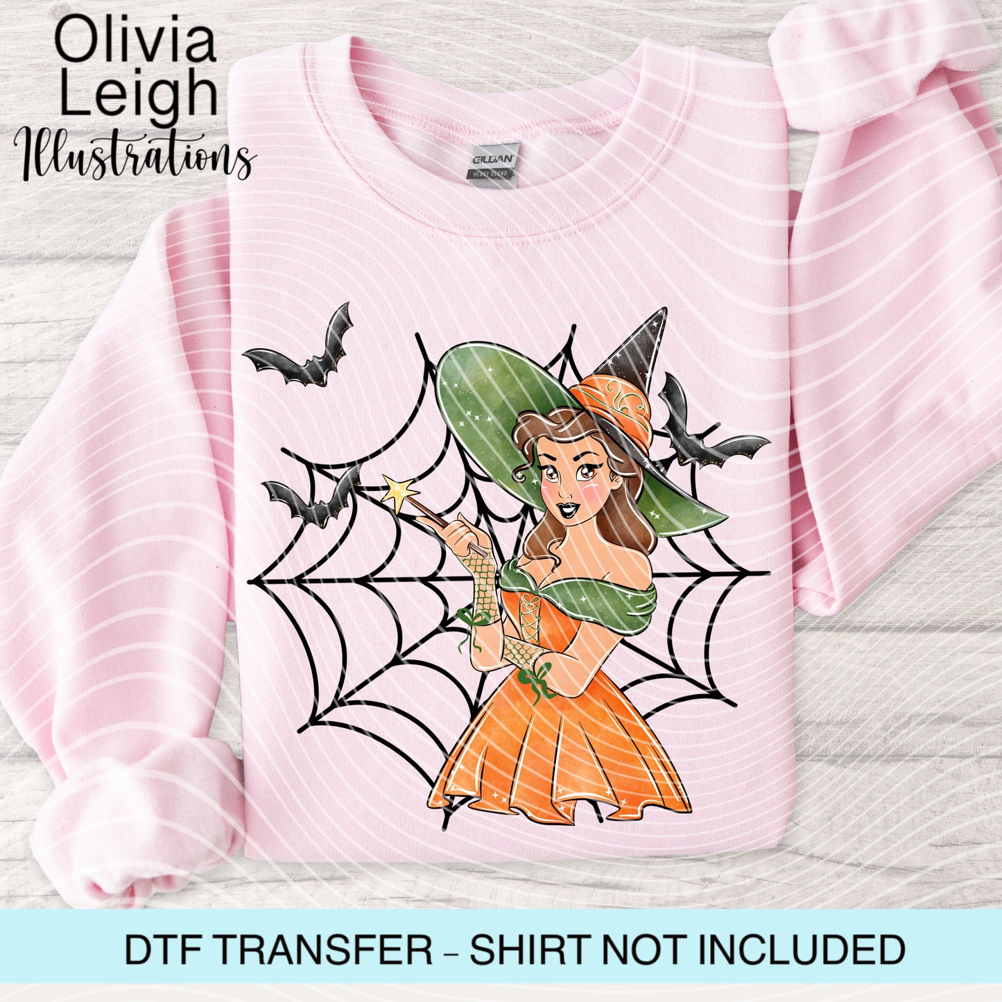 Princess Halloween Dtf Transfer