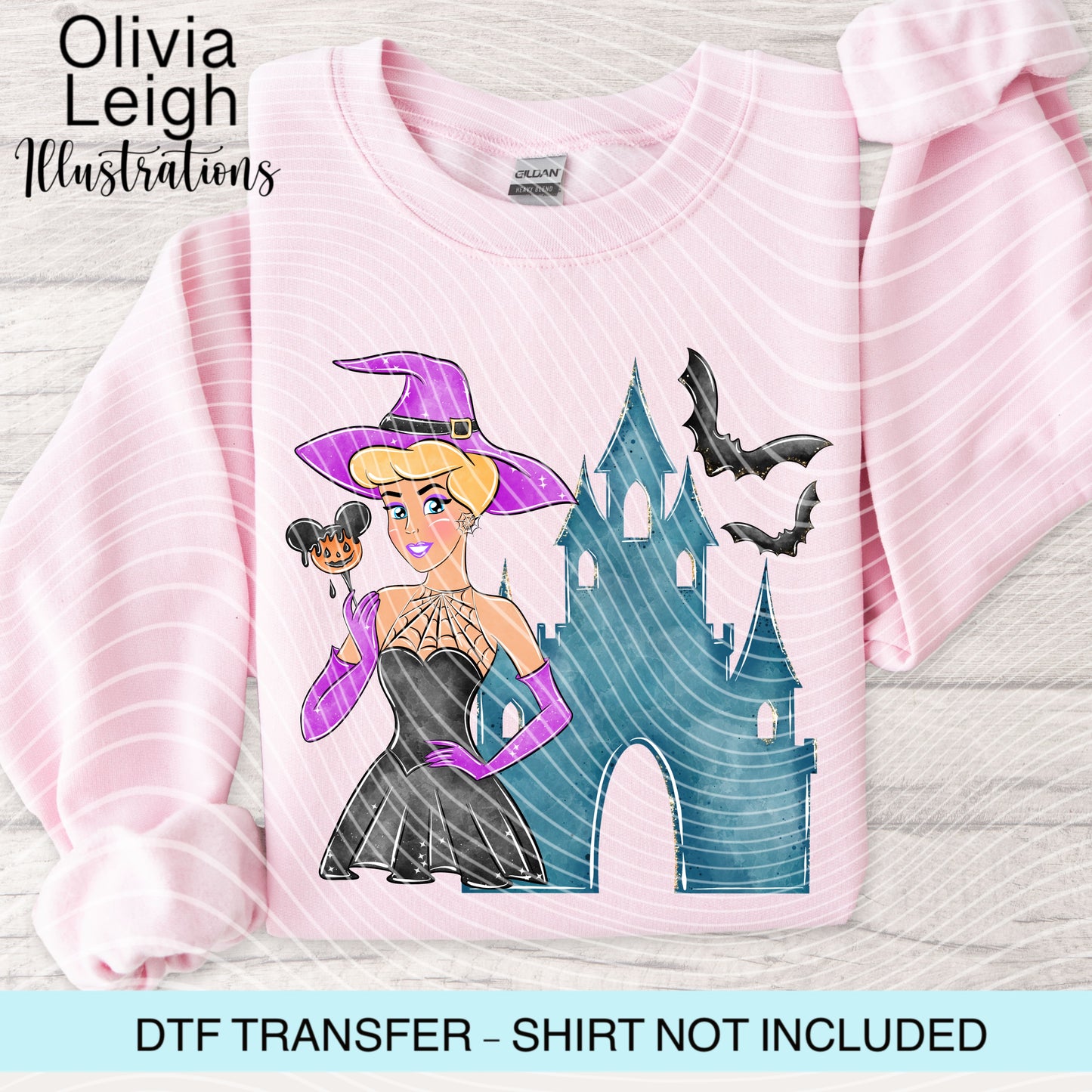 Princess Halloween Dtf Transfer