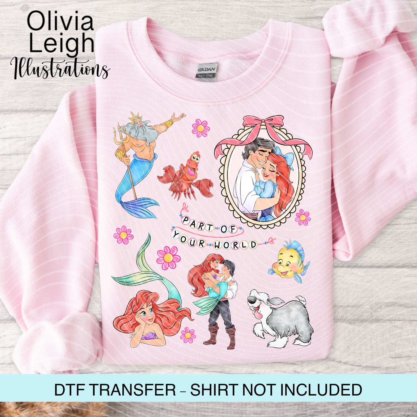 Princess A Dtf Transfer