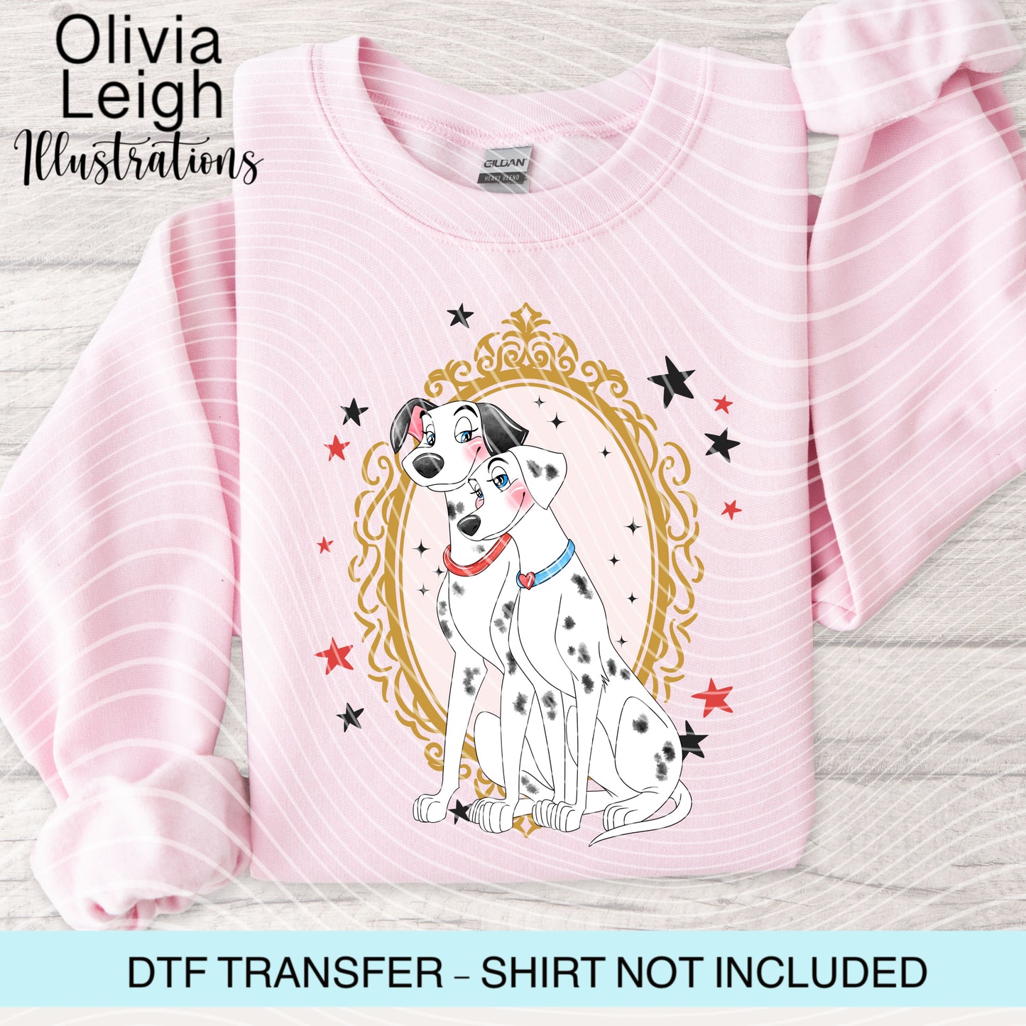 101 Dogs Frame Dtf Transfer
