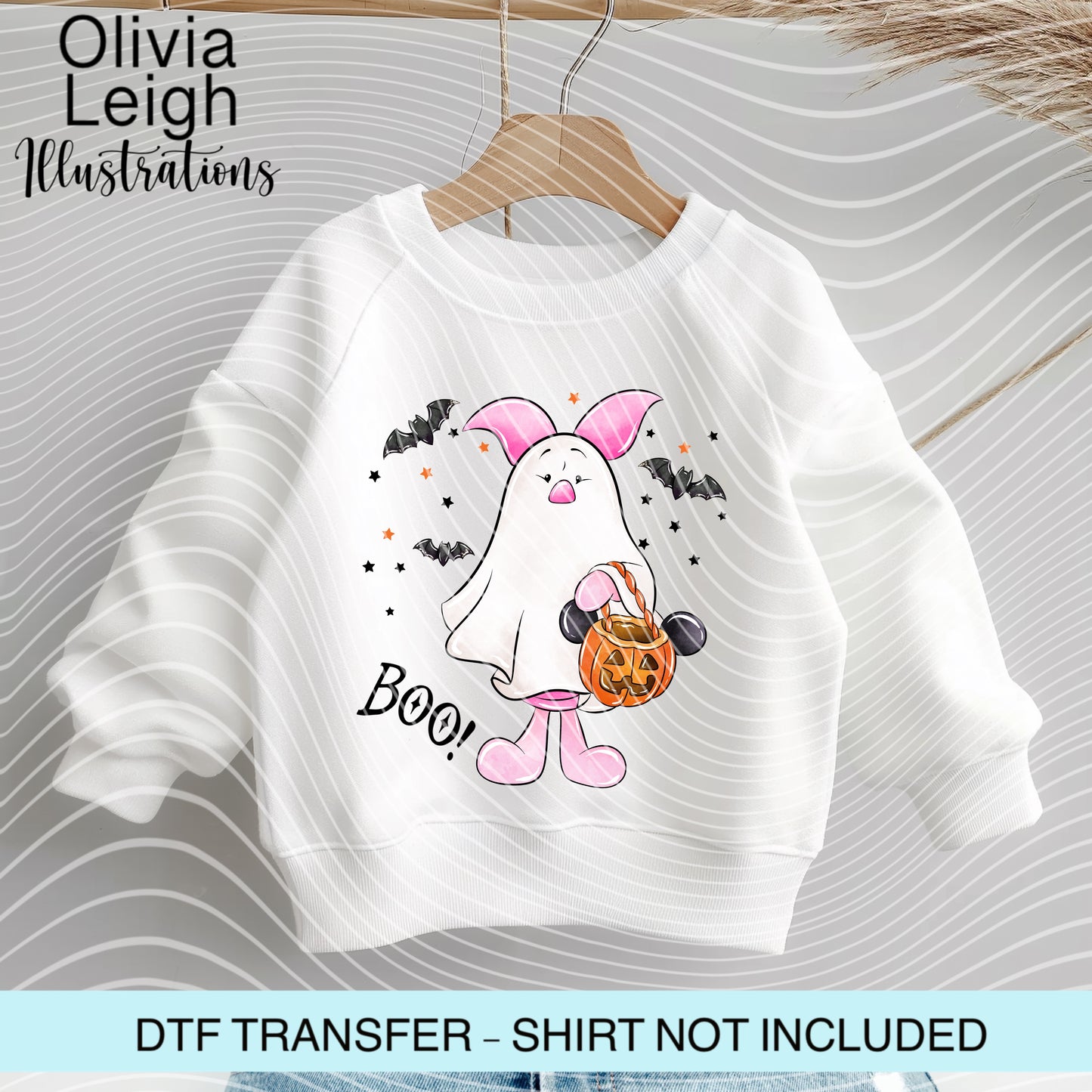 Winnie Friends Halloween Dtf Transfer