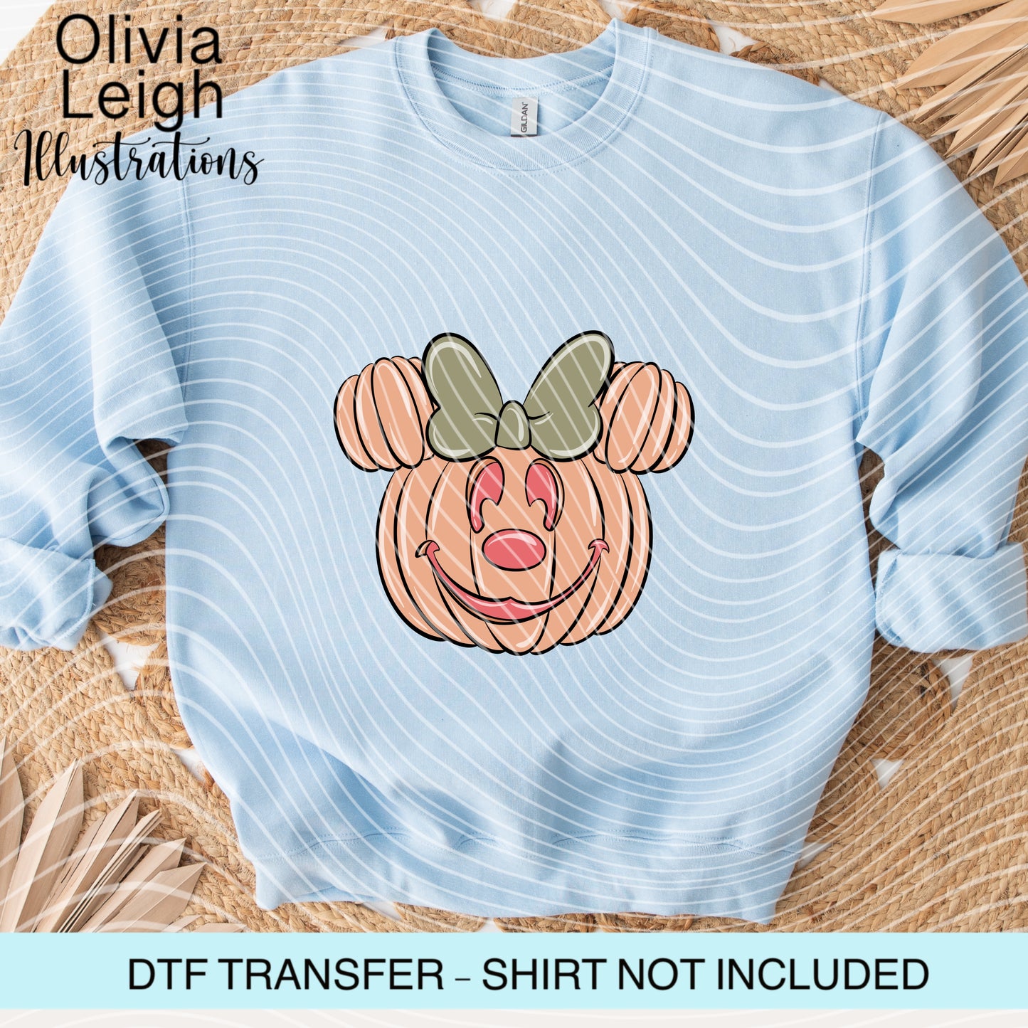 Pumpkin Halloween Dtf Transfer