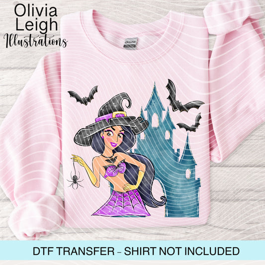 Princess Halloween Dtf Transfer