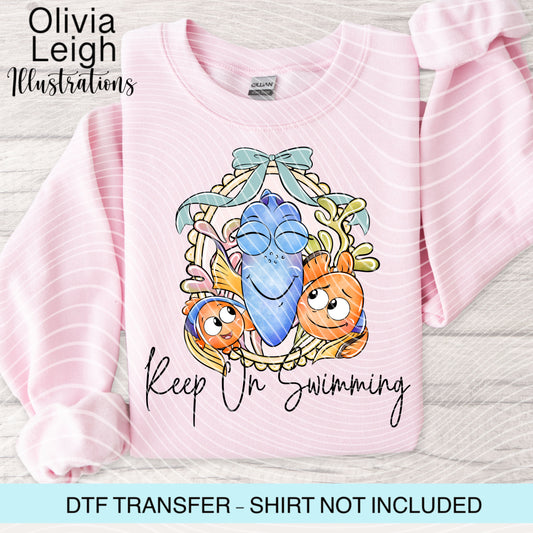Fish Friends Dtf Transfer