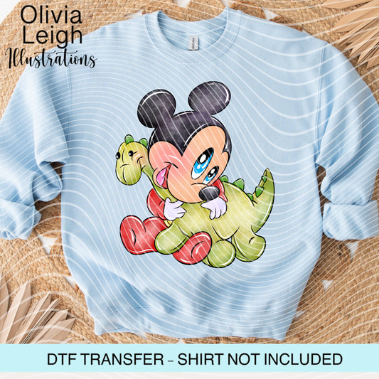 Baby Mouse Dtf Transfer