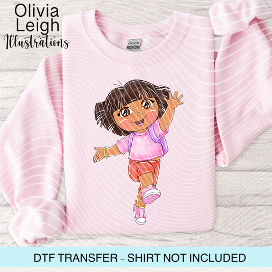 Exploring Girl Dtf Transfer