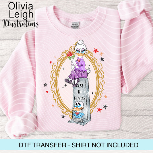 Mouse Haunted Halloween Dtf Transfer
