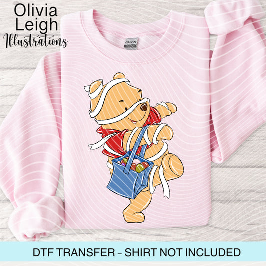 Winnie Halloween Dtf Transfer