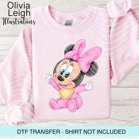 Baby Miss Mouse Dtf Transfer