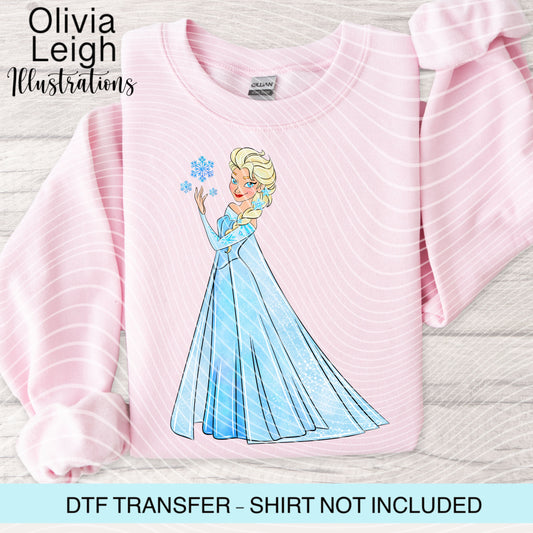 Frozen Dtf Transfer