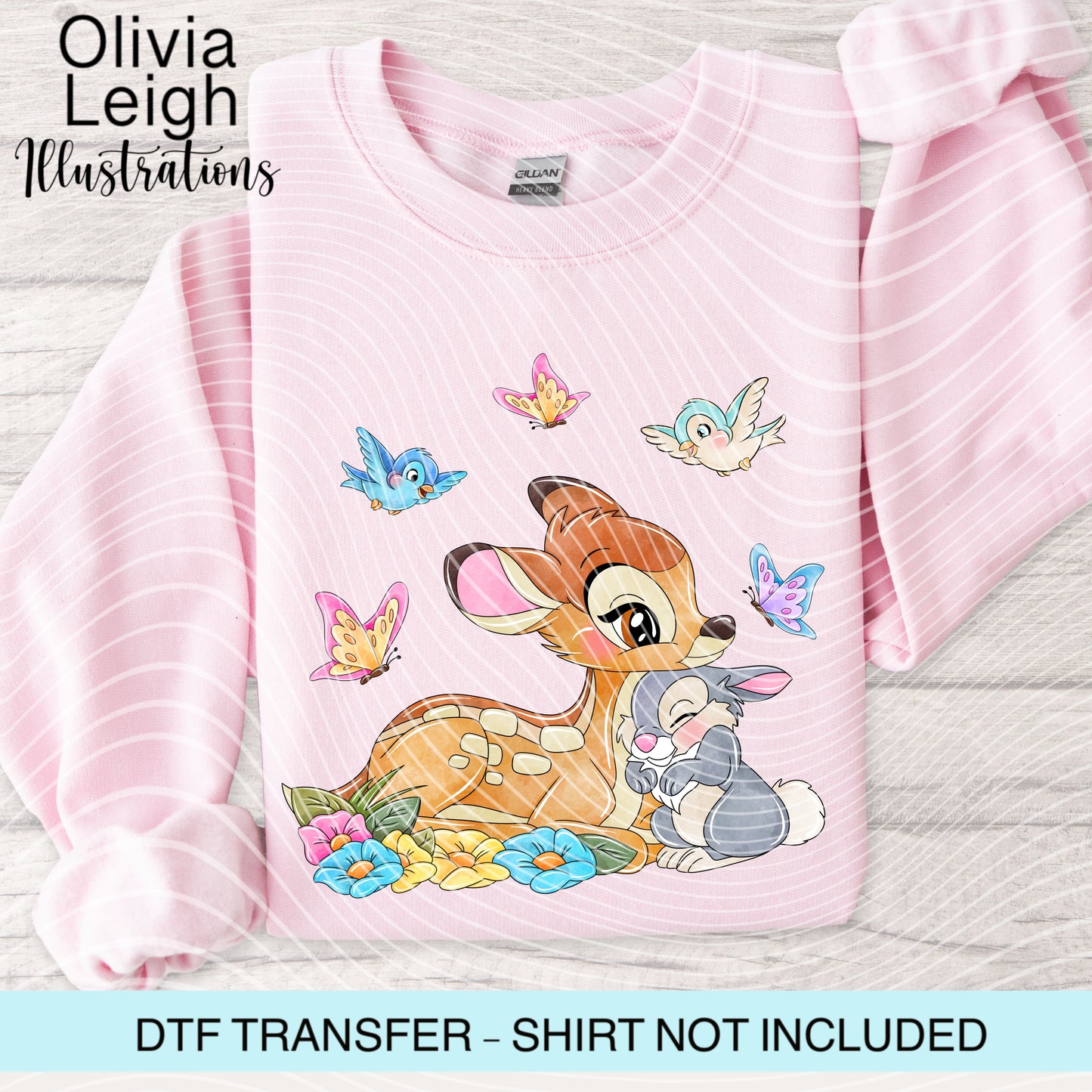 Forest Animals Dtf Transfer