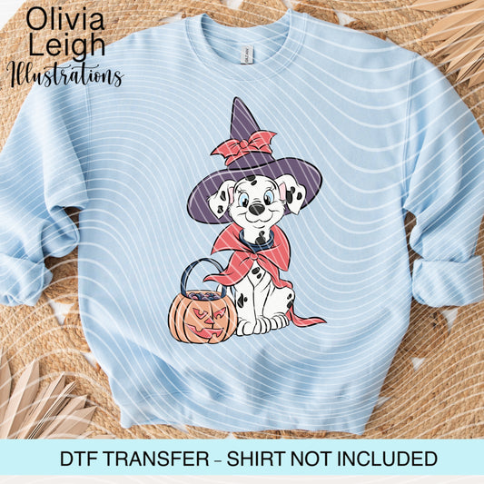 101 Dogs Halloween Dtf Transfer