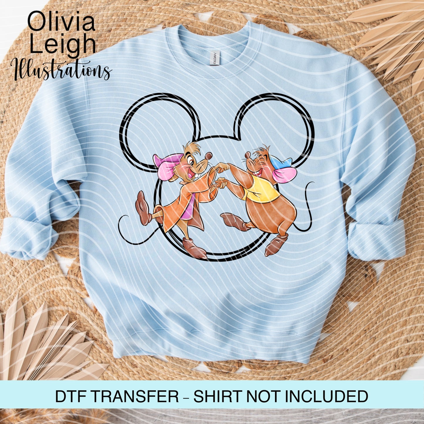 Princess C Mice Dtf Transfer