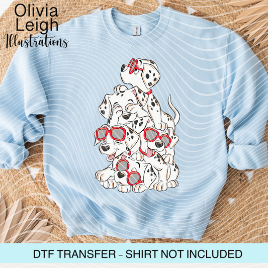 101 Dogs Dtf Transfer