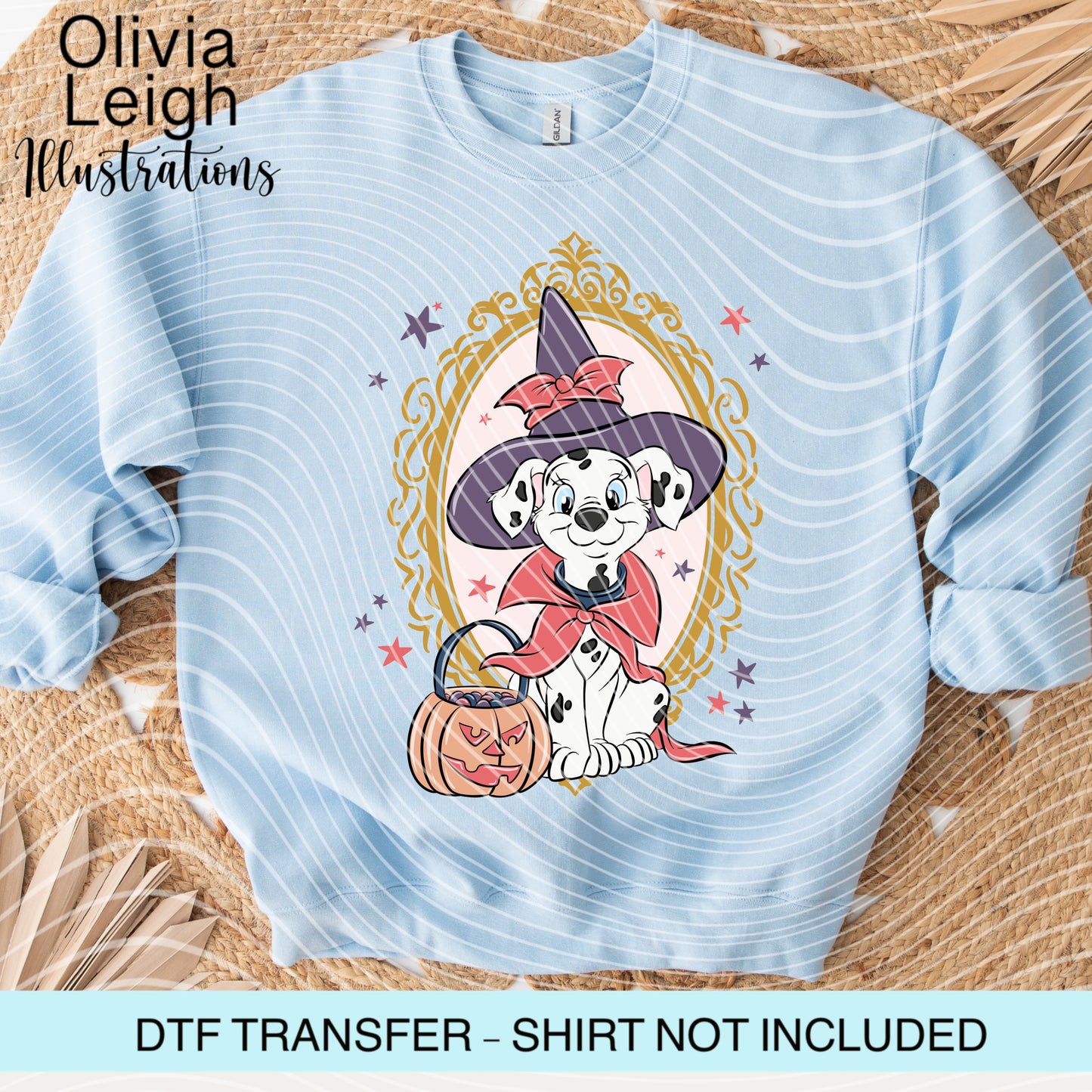 101 Dogs Halloween Dtf Transfer