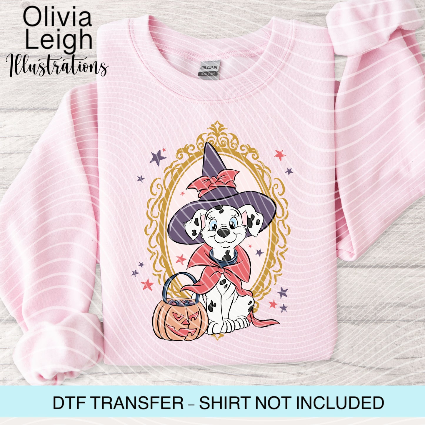 101 Dogs Halloween Dtf Transfer