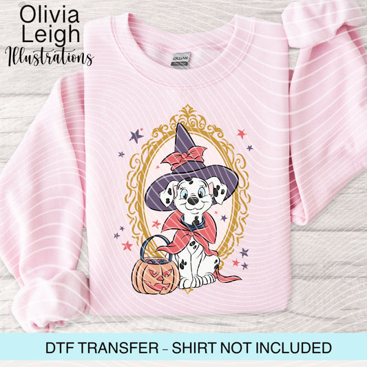 101 Dogs Halloween Dtf Transfer