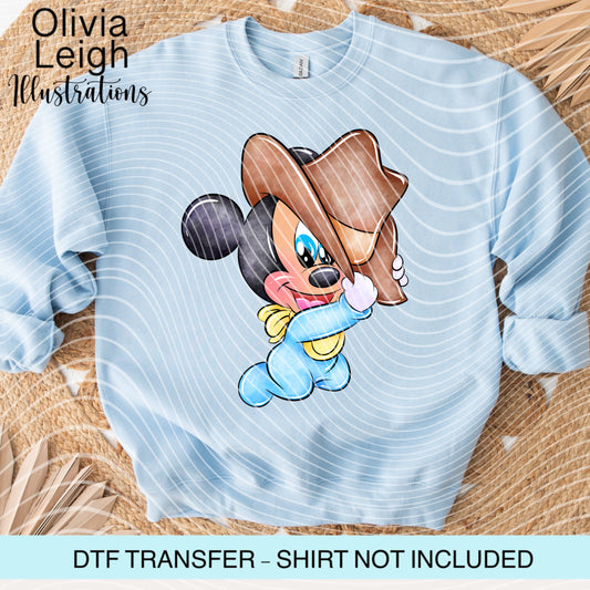 Baby Mouse Dtf Transfer