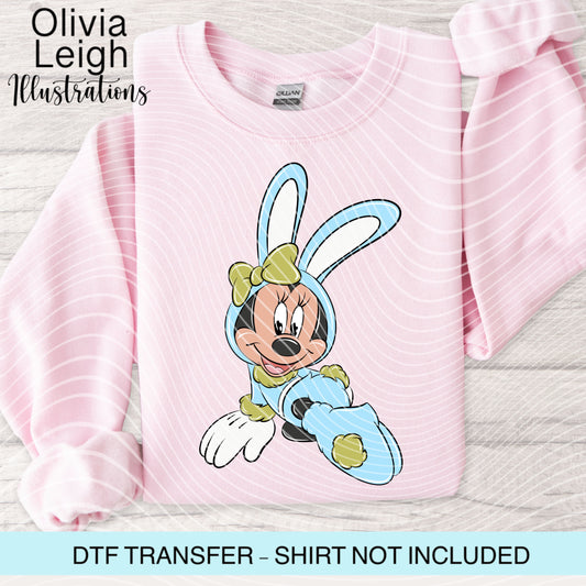 Easter Mouse Dtf Transfer