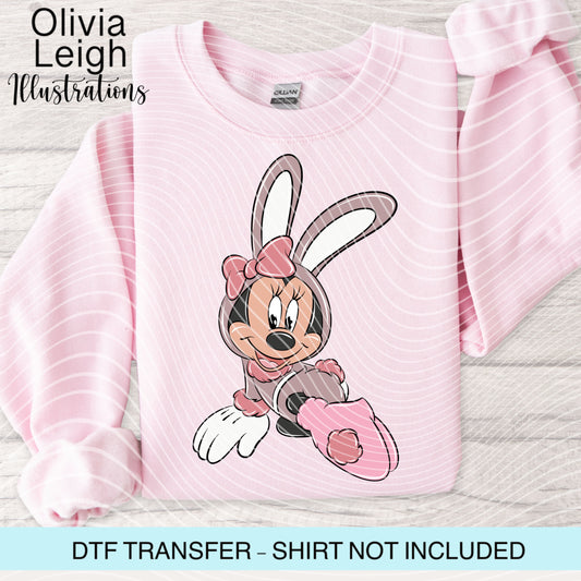 Easter Mouse Dtf Transfer