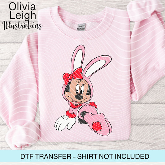 Easter Mouse Dtf Transfer