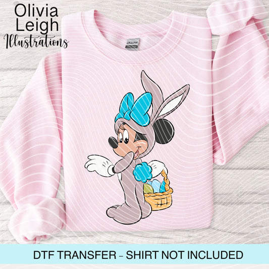 Easter Mouse Dtf Transfer