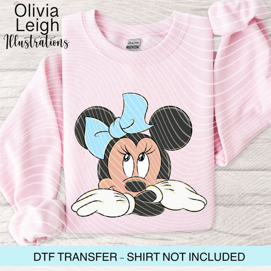 Miss Mouse Dtf Transfer