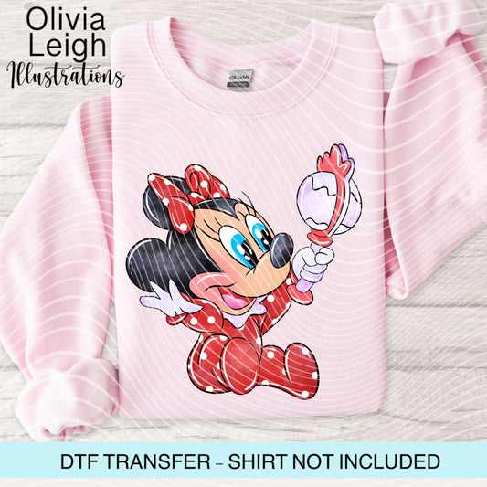 Baby Miss Mouse Dtf Transfer