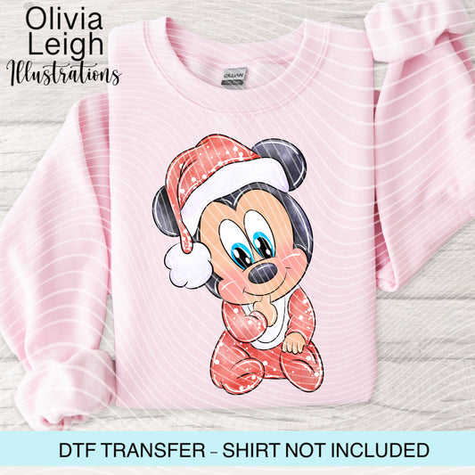 Mouse Friend Baby Dtf Transfer