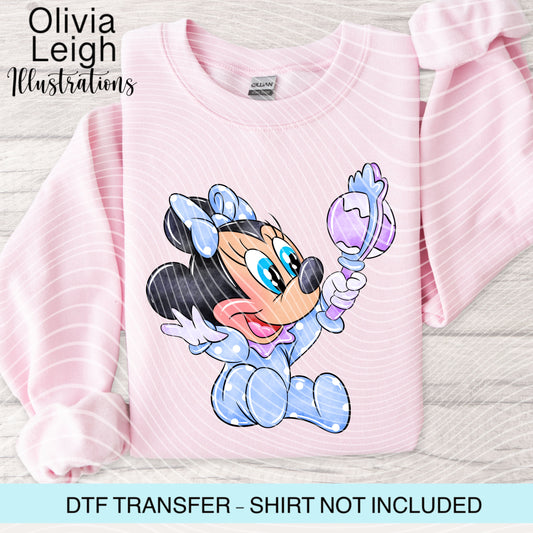 Baby Miss Mouse Dtf Transfer