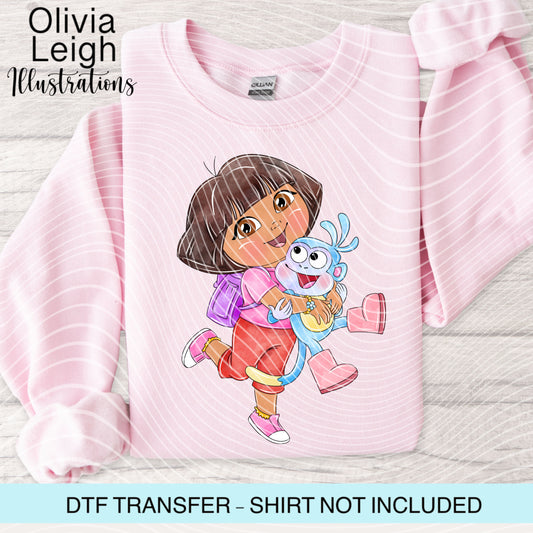 Exploring Girl Dtf Transfer