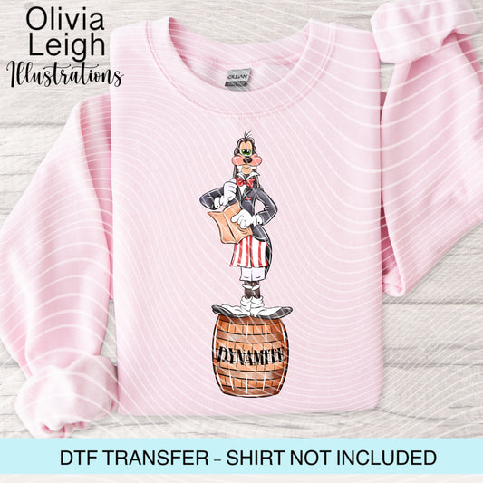 Mouse Haunted Halloween Dtf Transfer