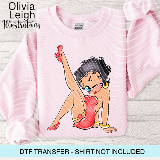 Betty Dtf Transfer