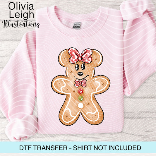 Mouse Friend Dtf Transfer