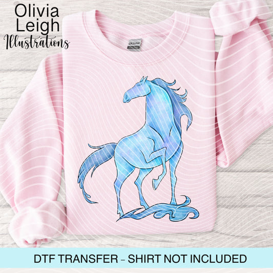 Frozen Horse Dtf Transfer