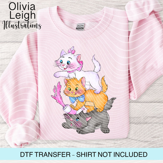 Cats Dtf Transfer