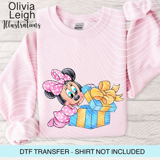 Mouse Friend Baby Dtf Transfer