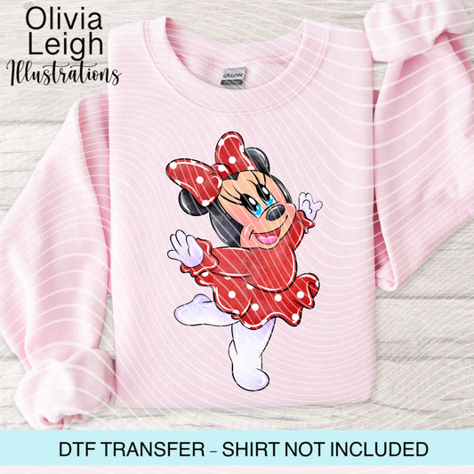 Baby Miss Mouse Dtf Transfer